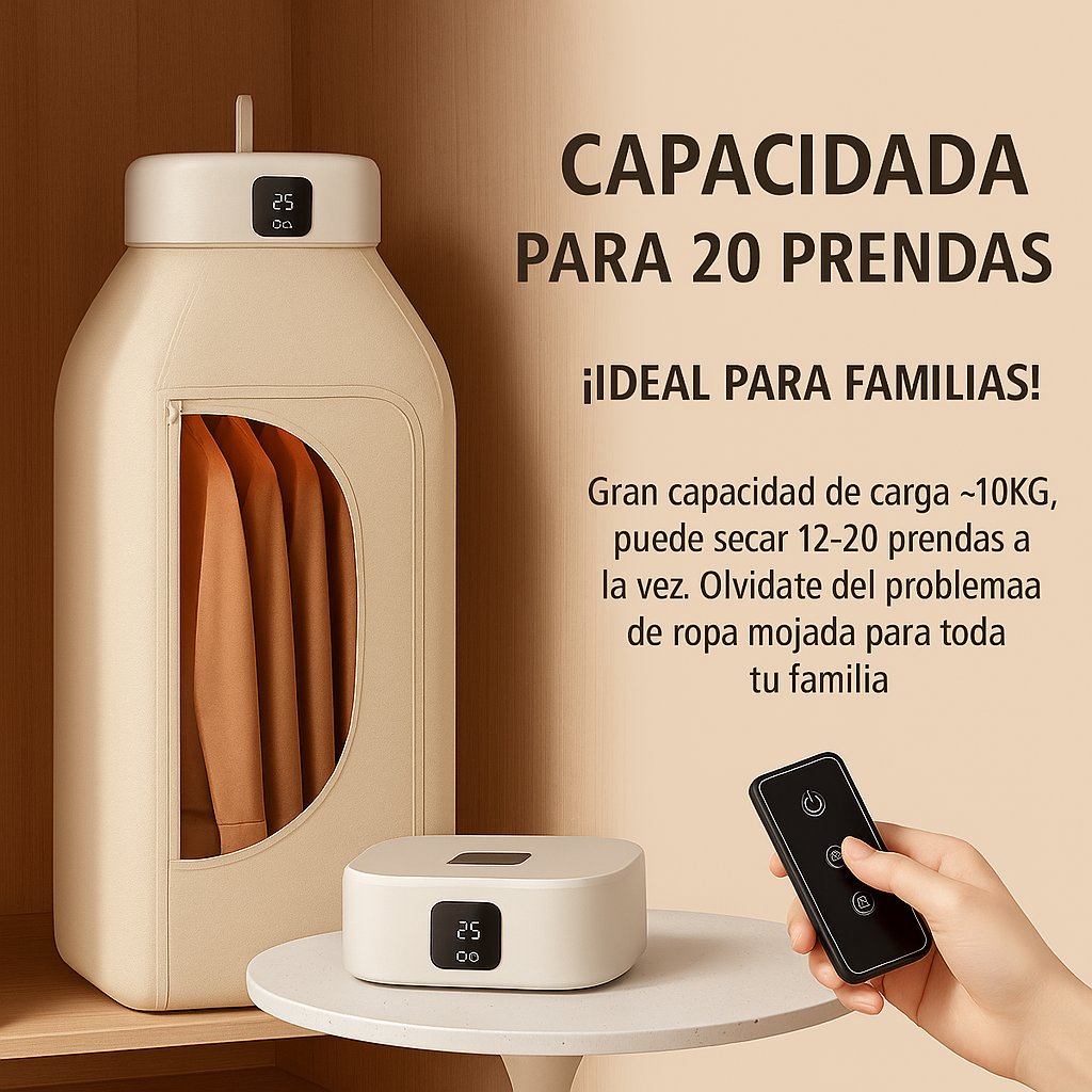 Secador Rápido Y Colgante Para Ropa, Olvídate De La Humedad