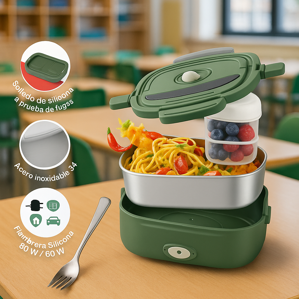 Lonchera Eléctrica Para Que Puedas Comer Donde Quieras