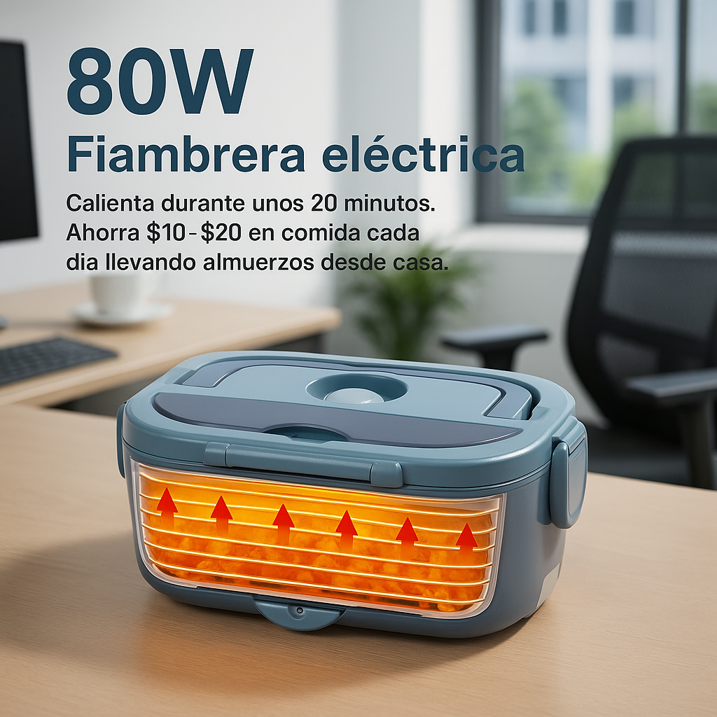 Lonchera Eléctrica Para Que Puedas Comer Donde Quieras