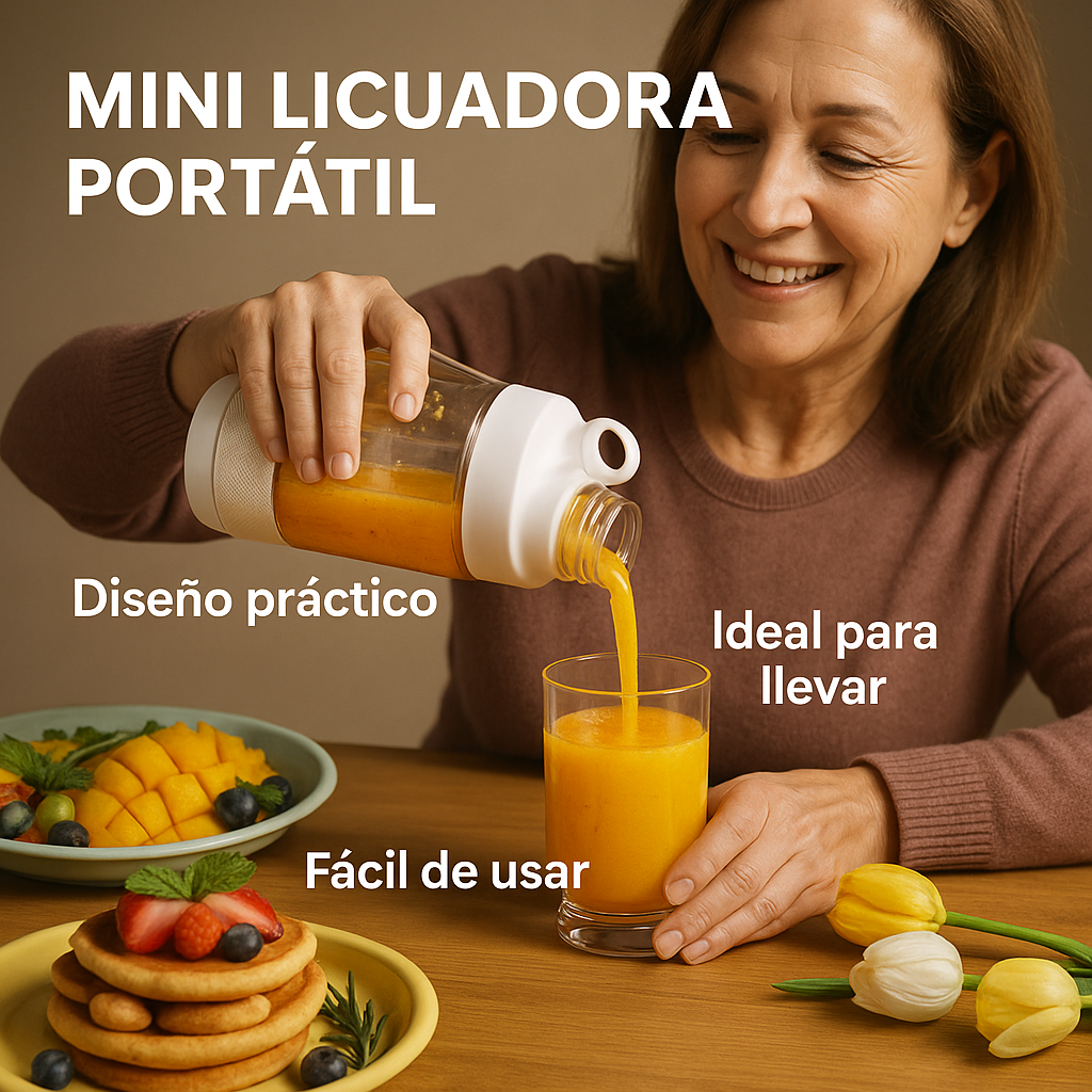 BATIDORA PORTÁTIL JUICE 🍉🍇