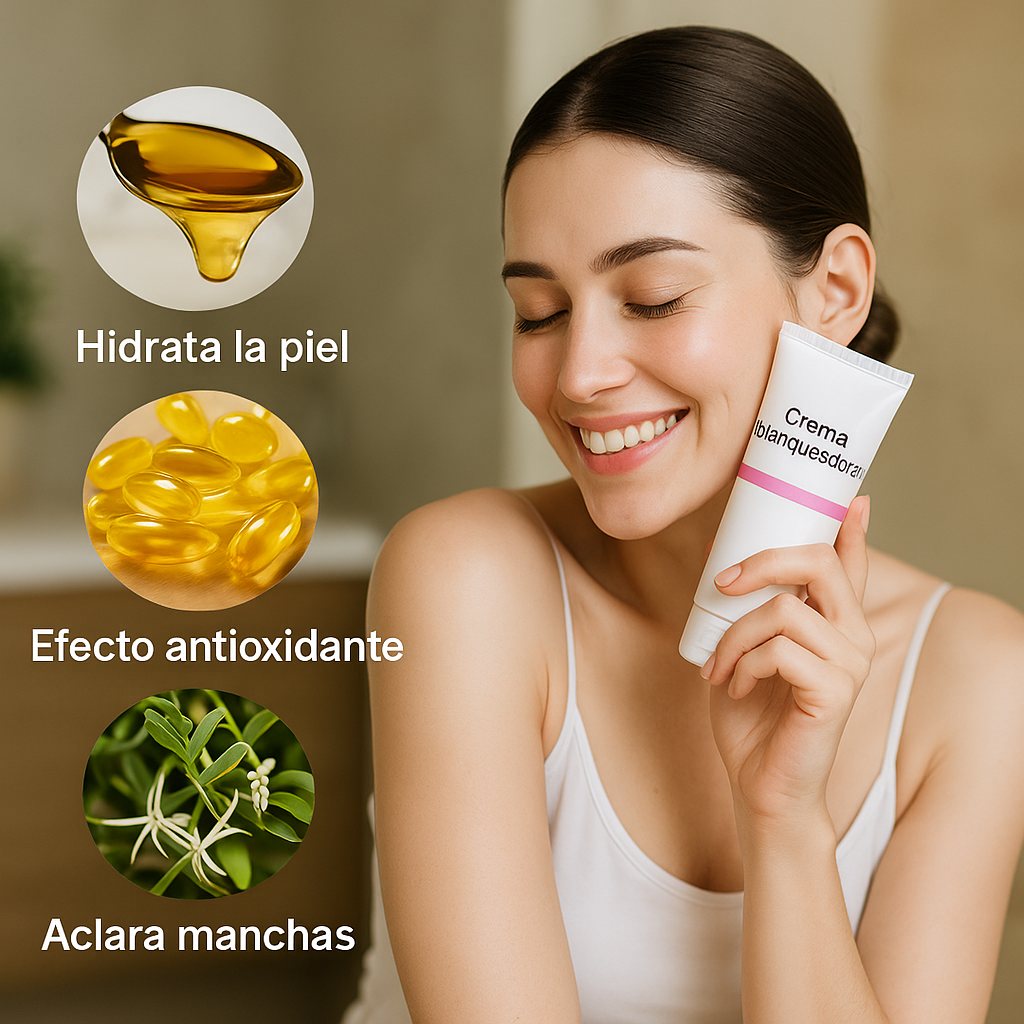 Crema blanqueadora recupera el tono natural de tus axilas y zona intima ♥️